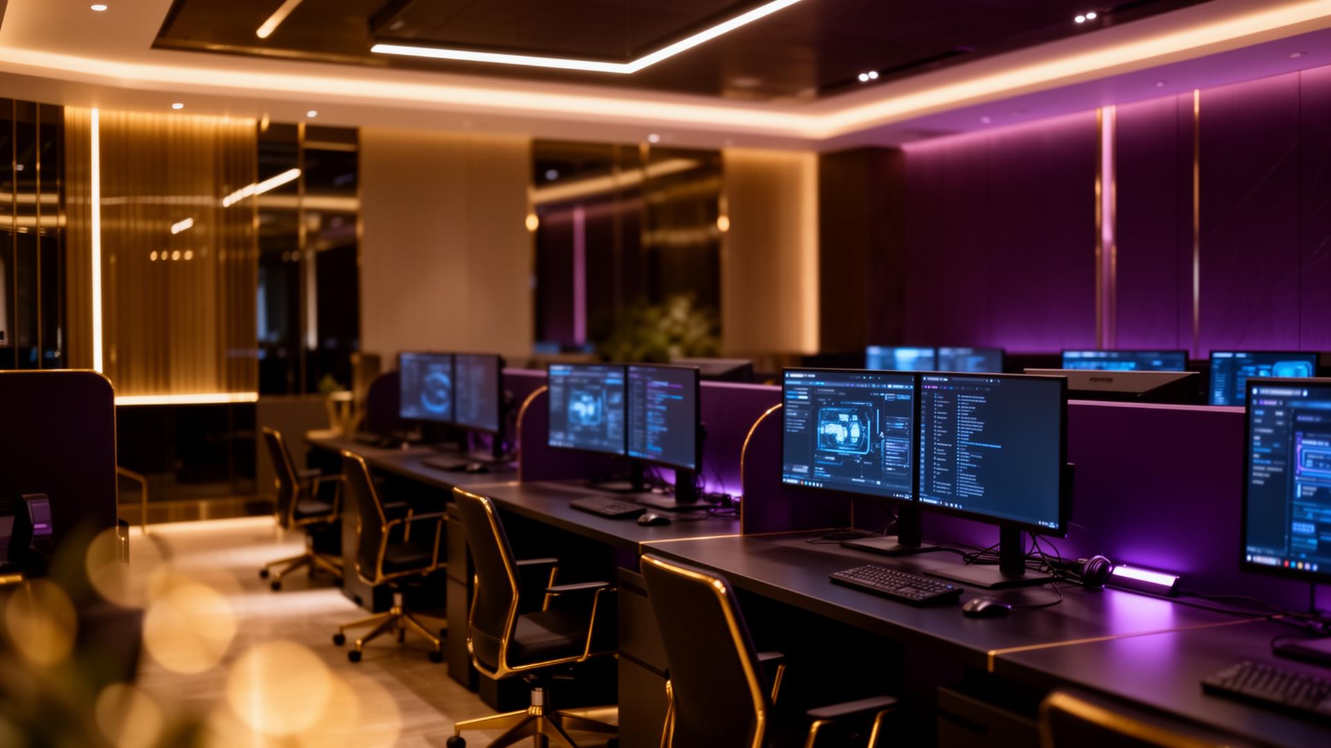 Premium cyber centre interior